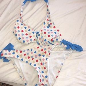 Tommy Hilfiger Polka Dot Swimsuit